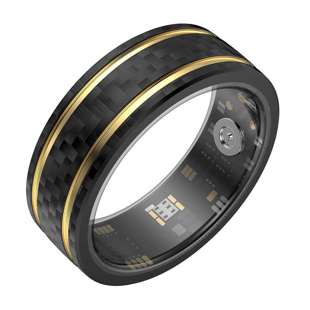 ETERNITY Crosshatch Smart Ring – Woven Texture Design, PPG Monitor, Health & Sleep Tracking, Fitness & Workout Tracking - Fit