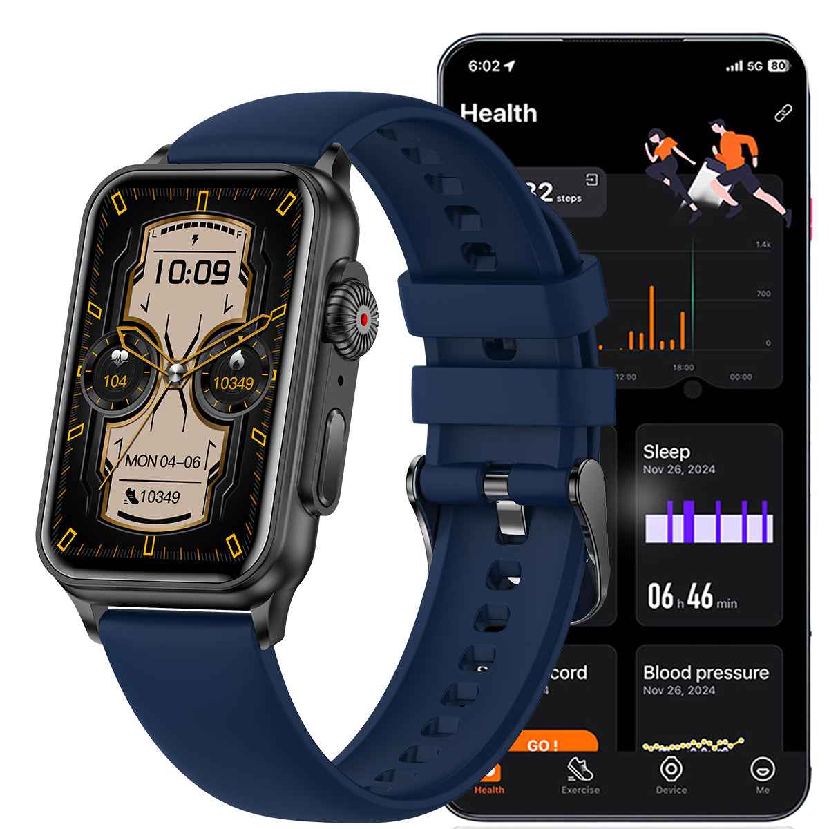 ETERNITY Fitbit Style Smart Band Fitness Tracker – LED, Heart Rate, Sleep, 100+ Sports - Fitness Tracker China Uncategorized