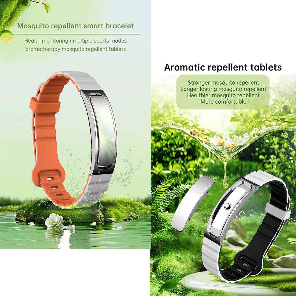 ETERNITY Aromatherapy Fitness Tracker Bracelet – Mosquito Repellent & Health Monitor 2 in 1 - Fitness Tracker China Uncategor