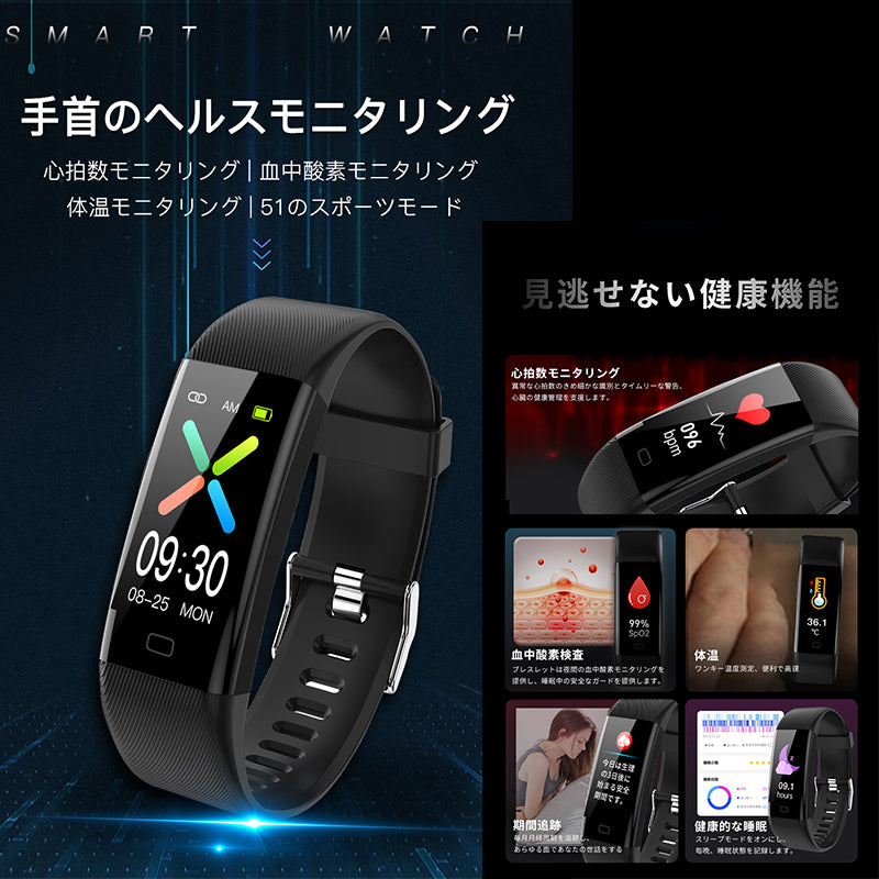 ETERNITY Smart Bracelet 熱中対策ウォッチ – Heatstroke Monitoring, Body Temperature & Heart Rate Measurement Smart Device