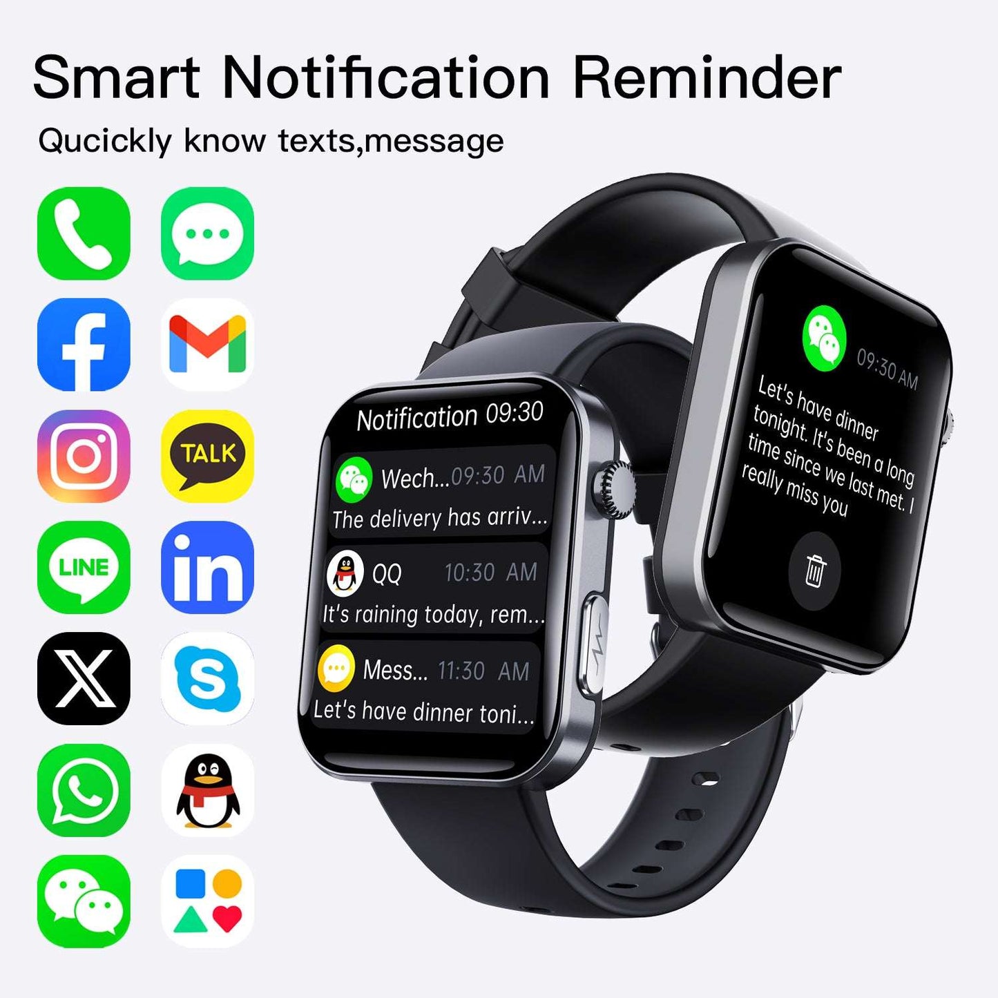 ETERNITY ECG Smart Watch – ECG Measurement, Touchscreen, Sport Health Monitoring & Compass, iOS Compatible