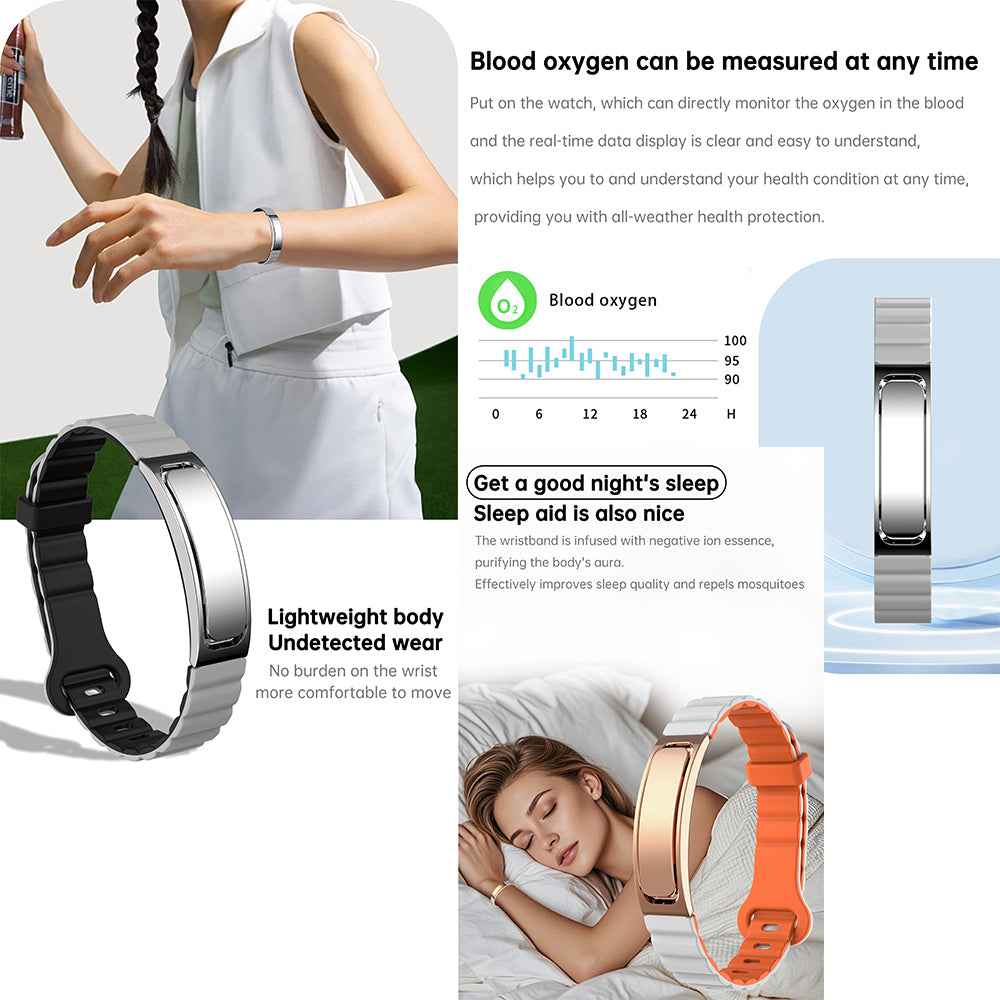 ETERNITY Aromatherapy Fitness Tracker Bracelet – Mosquito Repellent & Health Monitor 2 in 1 - Fitness Tracker China Uncategor