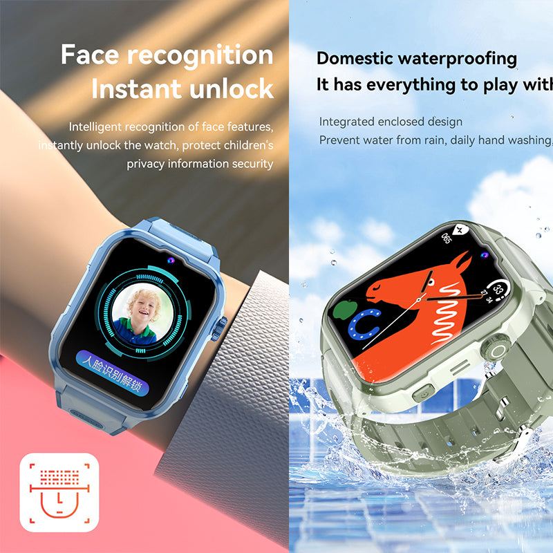 ETERNITY 4G Kids Smart Watch with SIM Card – LBS Positioning, Video Call & SOS Emergency Alert