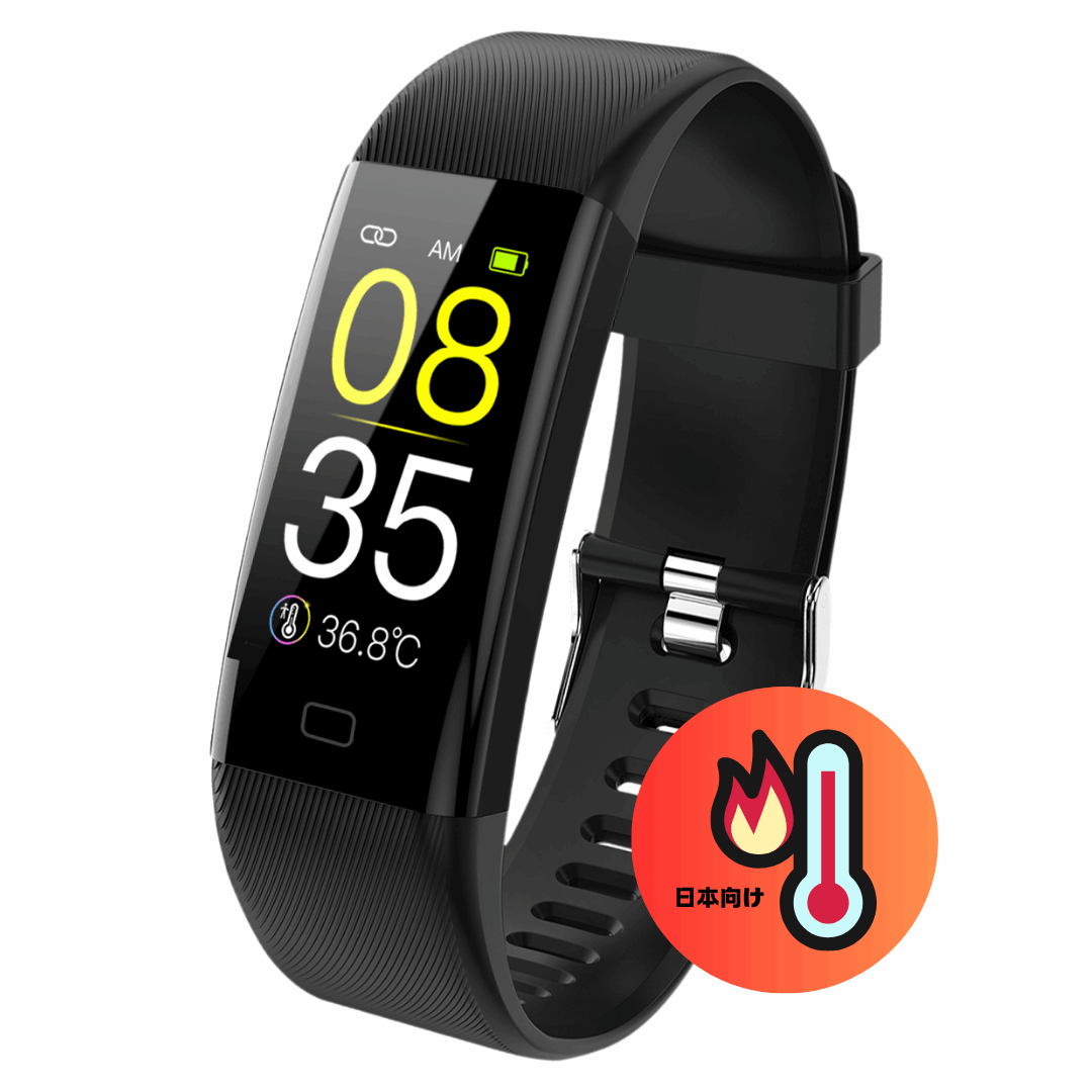 ETERNITY Smart Bracelet 熱中対策ウォッチ – Heatstroke Monitoring, Body Temperature & Heart Rate Measurement Smart Device