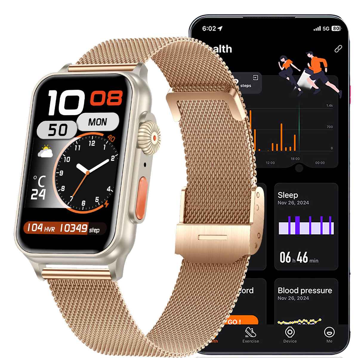 ETERNITY Fitbit Style Smart Band Fitness Tracker – LED, Heart Rate, Sleep, 100+ Sports - Fitness Tracker China Uncategorized