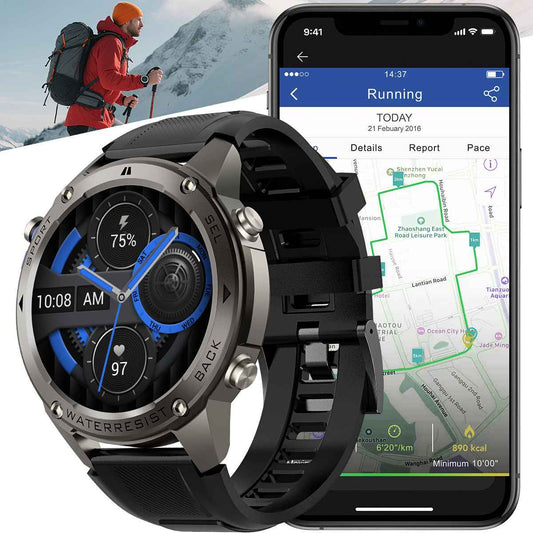 ETERNITY GPS Smart Watch – Premium AMOLED Display, Lightweight Body & Multi-Sport Modes - Fitness Tracker China Uncategorized