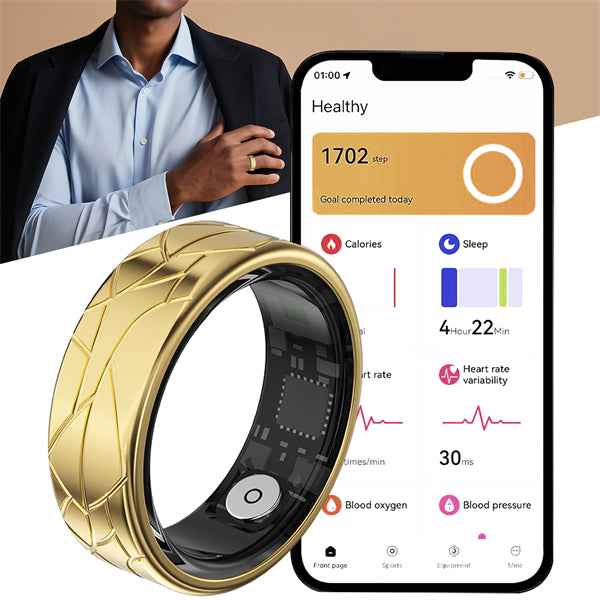 ETERNITY 5ATM Waterproof Smart Ring Fitness Tracker – Sports Modes & Health Monitor - Fitness Tracker China Uncategorized (Im