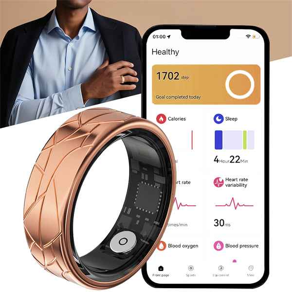 ETERNITY 5ATM Waterproof Smart Ring Fitness Tracker – Sports Modes & Health Monitor - Fitness Tracker China Uncategorized (Im