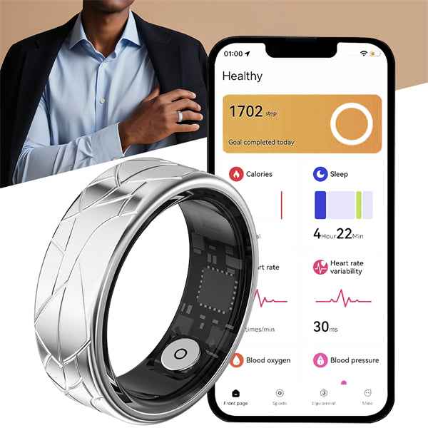 ETERNITY 5ATM Waterproof Smart Ring Fitness Tracker – Sports Modes & Health Monitor - Fitness Tracker China Uncategorized (Im