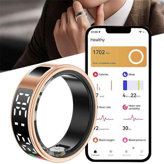 ETERNITY Smart Screen Ring Fitness Tracker with Digital Display & Health Features - Fitness Tracker China Uncategorized (Imag