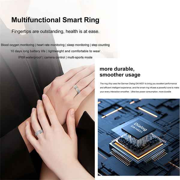 ETERNITY Waterproof NFC Smart Ring Fitness Tracker – Heart Rate, Sleep & Sports Modes - Fitness Tracker China Uncategorized (