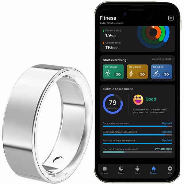 ETERNITY Fitness Tracker Health Smart Ring – 24H HRV, Heart Rate, SpO2 & Sleep Monitor - Fitness Tracker China Uncategorized