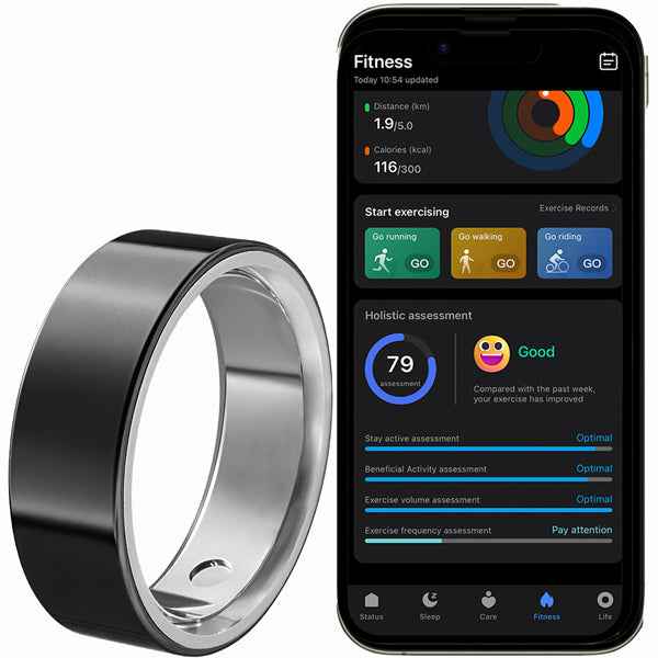 ETERNITY Fitness Tracker Health Smart Ring – 24H HRV, Heart Rate, SpO2 & Sleep Monitor - Fitness Tracker China Uncategorized