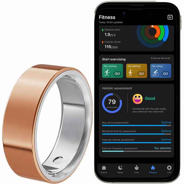 ETERNITY Fitness Tracker Health Smart Ring – 24H HRV, Heart Rate, SpO2 & Sleep Monitor - Fitness Tracker China Uncategorized