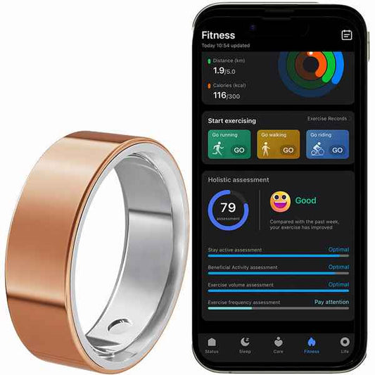 ETERNITY Fitness Tracker Health Smart Ring – 24H HRV, Heart Rate, SpO2 & Sleep Monitor - Fitness Tracker China Uncategorized