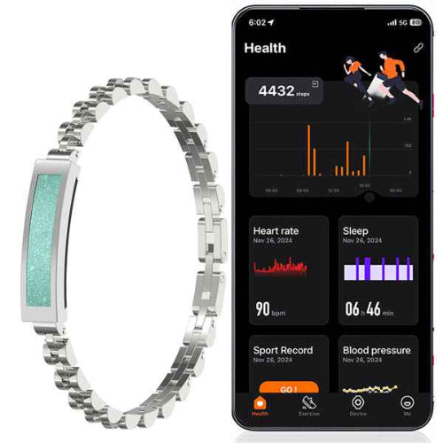 ETERNITY No Screen Elegant Fitness Tracker for Women – Heart Rate, Calories & Cycle Monitoring - Fitness Tracker China Uncate