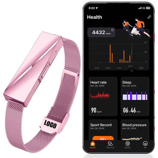 ETERNITY No Screen Women's Fitness Tracker Bracelet – Heart Rate Health Tracker Sports Modes - Fitness Tracker China Uncatego