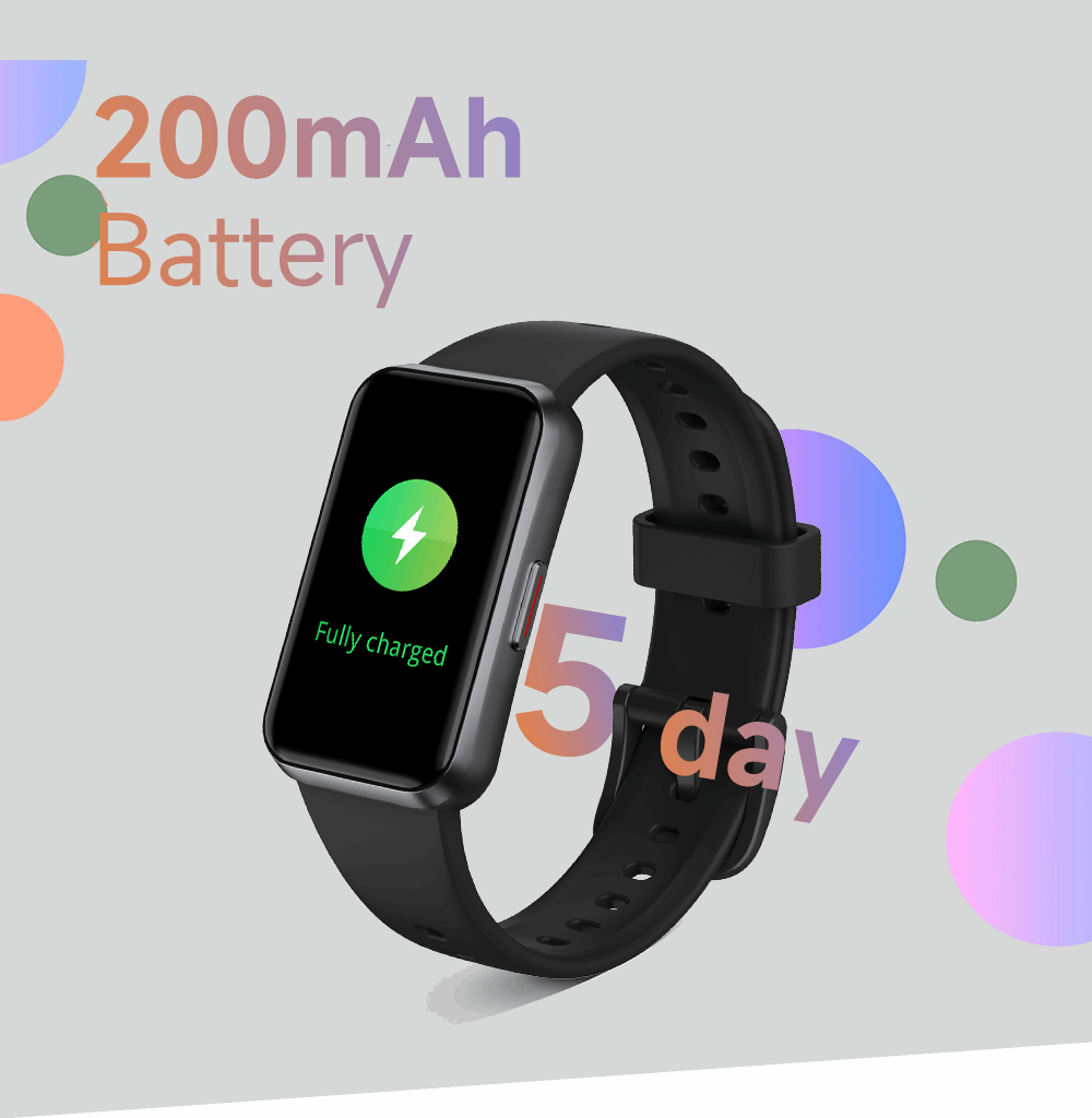 ETERNITY Health Fitness Smart Band – 1.47” Large Screen, Blood Pressure & Sleep Monitor