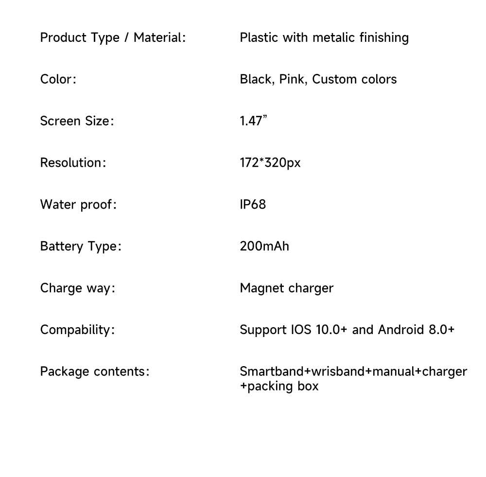 ETERNITY Health Fitness Smart Band – 1.47” Large Screen, Blood Pressure & Sleep Monitor - Fitness Tracker China Uncategorized