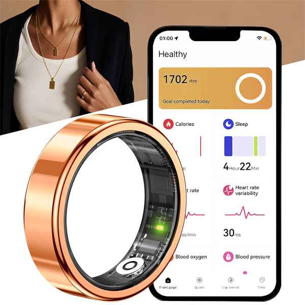 ETERNITY Fitness Tracker Smart Ring with Pedometer, Heart Rate, Sleep + Charging Case - Fitness Tracker China Uncategorized (