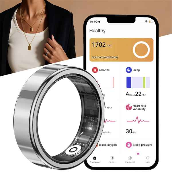 ETERNITY Fitness Tracker Smart Ring with Pedometer, Heart Rate, Sleep + Charging Case - Fitness Tracker China Uncategorized (