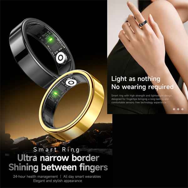 ETERNITY Fitness Tracker Smart Ring with Pedometer, Heart Rate, Sleep + Charging Case - Fitness Tracker China Uncategorized (