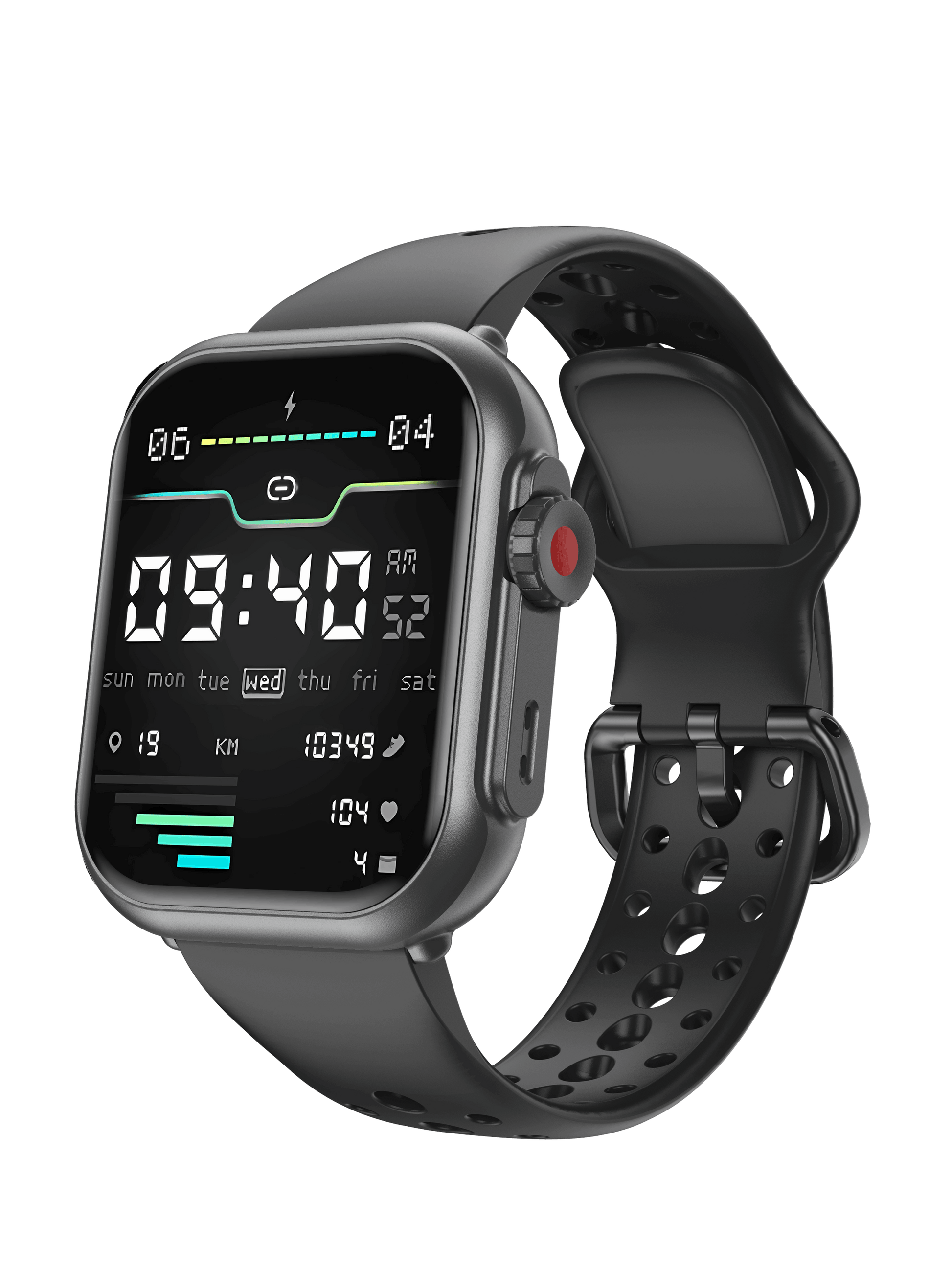 ETERNITY Smart Band – 1000mAh Battery, 1.83” Display, Heart Rate & SpO₂ Monitor, Sleep Tracking & Bluetooth Music - Fitness T