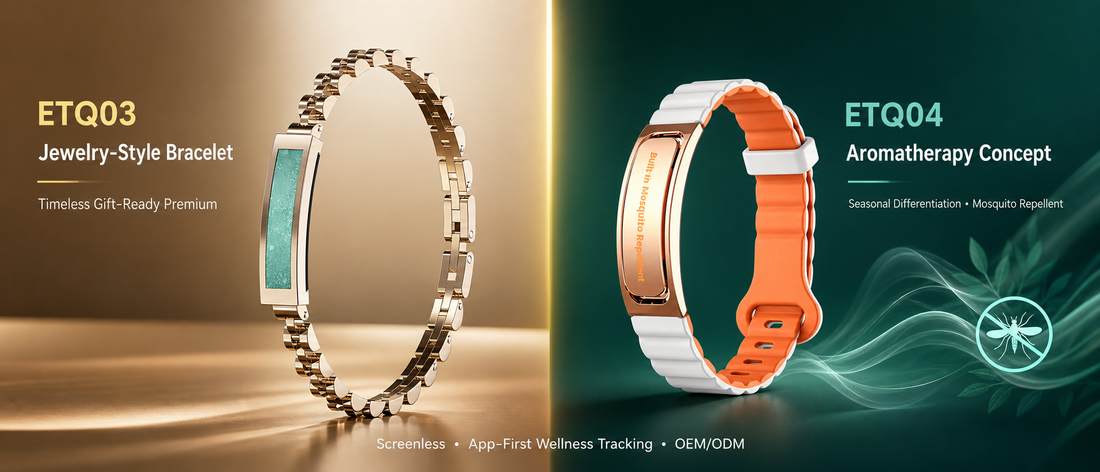 ETQ03 vs ETQ04 (OEM/ODM): Jewelry‑Style vs Aromatherapy Concept—Which Bracelet Story Fits Your Gift Channel?