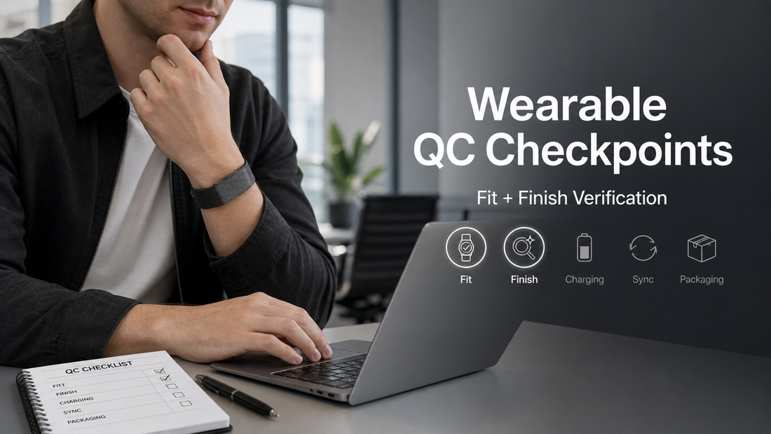 QC Checkpoints for Wearables: Fit, Finish, Charging, Sync, and Packaging Verification for B2B Programs