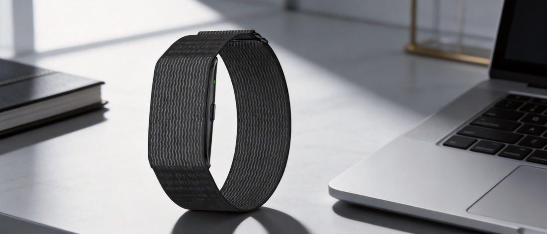 screenless smart fit fitness tracker on office desk, professional B2B product for ODM/OEM wholesale from China