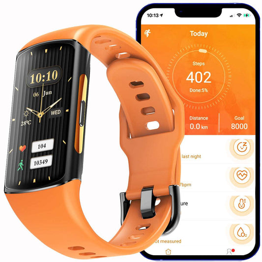 ETERNITY Sports AMOLED Smart Band – 1.58” Display, BT Call, Heart Rate Monitor & IP67 Waterproof