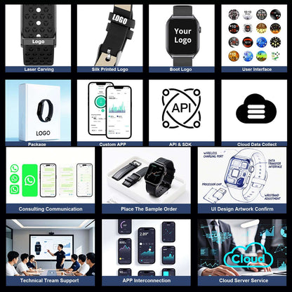 ETERNITY Outdoor Smart Watch with Flashlight – 3ATM Waterproof, Blood Pressure Monitor & AI Voice Assistant