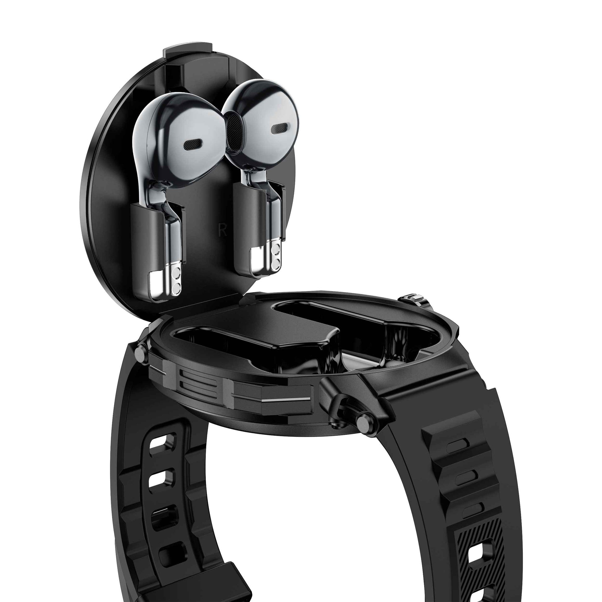 ETERNITY 2-in-1 Smart Watch & Wireless Earbuds – Waterproof Fitness Tracker with NFC & Music Player