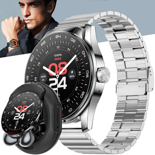 ETERNITY Smart Watch with Earbuds – TFT Screen, 20 Sports Modes & Custom Dial, Bluetooth Call & Weather Alerts