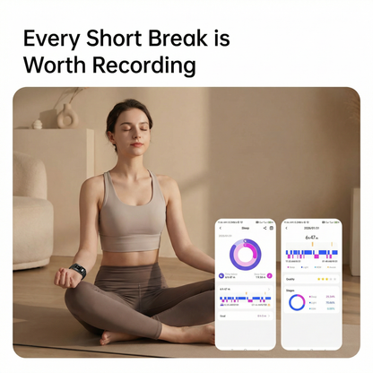 ETERNITY No Screen Health Tracker Band with ECG Monitoring | ETQ14