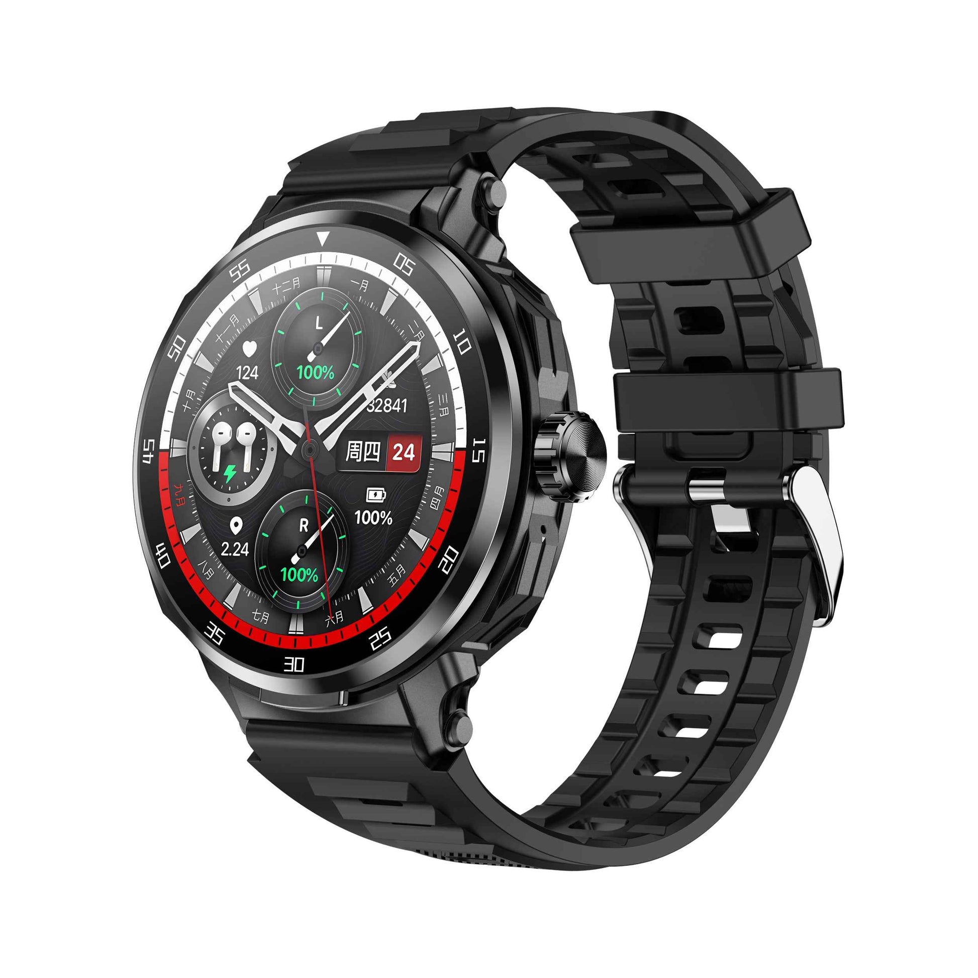 ETERNITY 2-in-1 Smart Watch & Wireless Earbuds – Waterproof Fitness Tracker with NFC & Music Player