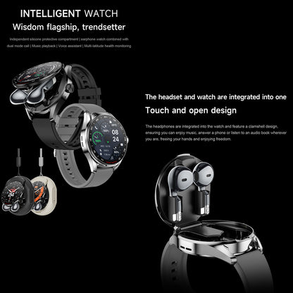 ETERNITY Smart Watch with Earbuds – TFT Screen, 20 Sports Modes & Custom Dial, Bluetooth Call & Weather Alerts