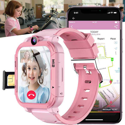 ETERNITY 4G Kids Smart Watch with SIM Card – LBS & WiFi Positioning, SOS Alert, Video Call, Camera & Step Counter