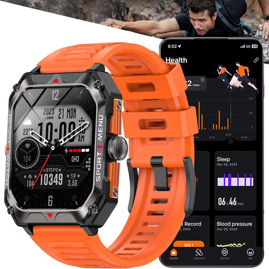 ETERNITY Outdoor Smart Watch – IP67 Waterproof, Heart Rate Monitoring & Fitness Tracker for Men & Women
