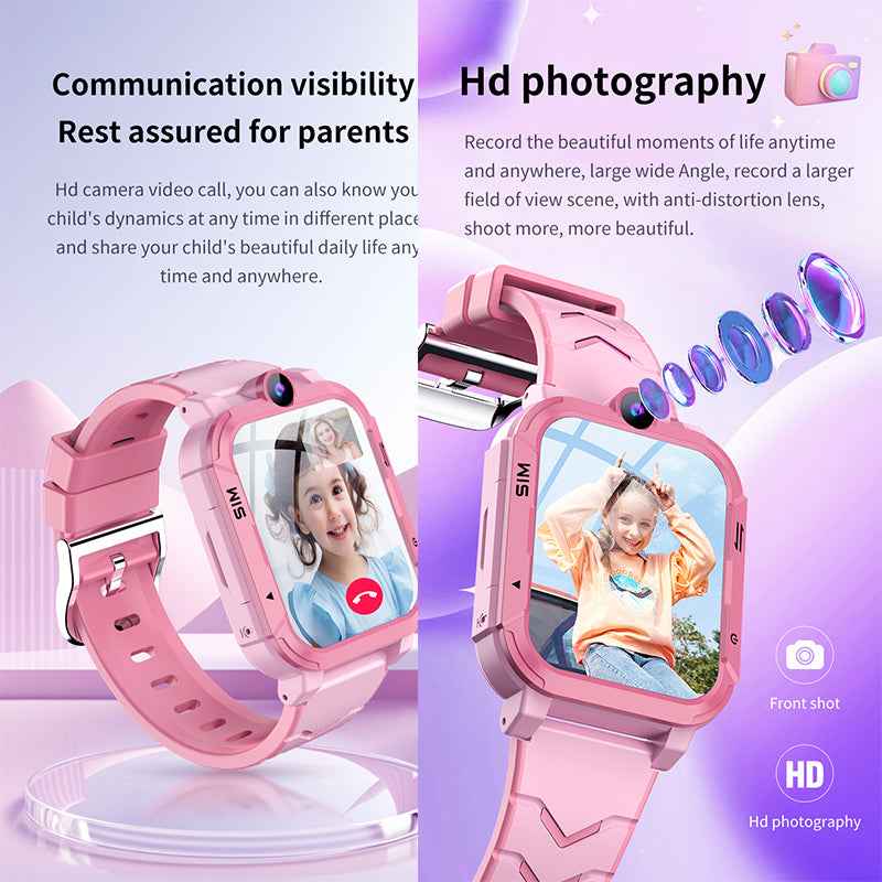 ETERNITY 4G Kids Smart Watch with SIM Card – LBS & WiFi Positioning, SOS Alert, Video Call, Camera & Step Counter