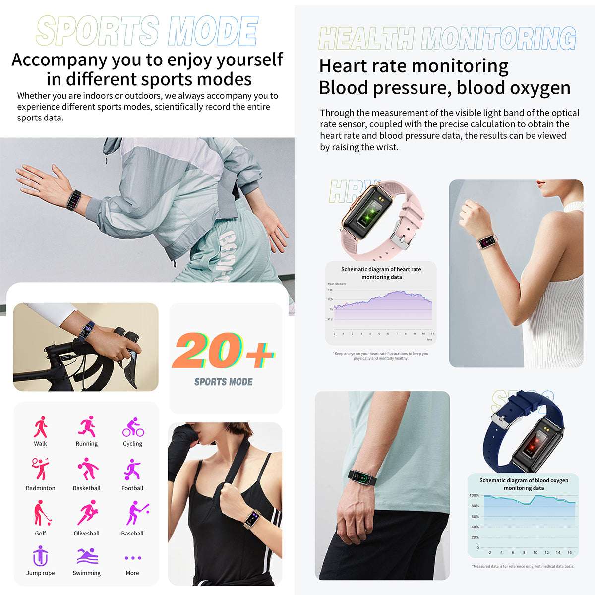 ETERNITY Fitness Smart Band – 1.47” TFT Screen, SpO₂ Monitor & Women’s Health Tracking
