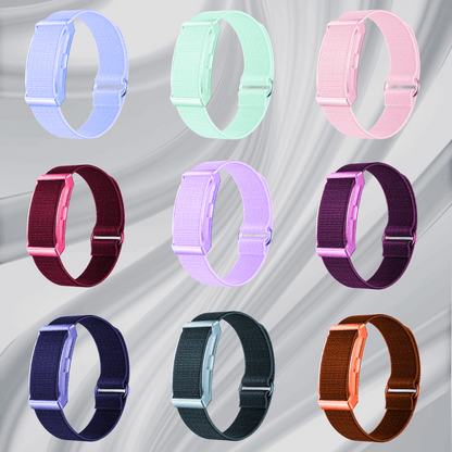 ETERNITY Whoop Band Style No Screen Fitness Tracker – Heart Rate Monitor, Sleep Tracking, Waterproof, Nylon Band, Double Sensor Lock, Multiple Colors