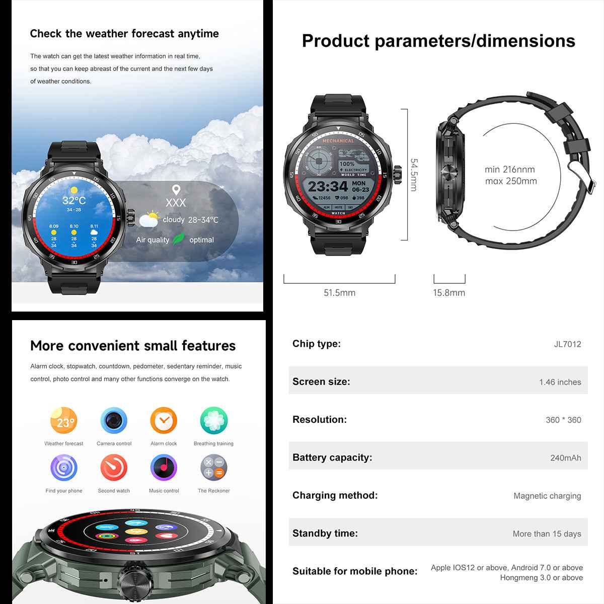 ETERNITY 2-in-1 Smart Watch & Wireless Earbuds – Waterproof Fitness Tracker with NFC & Music Player