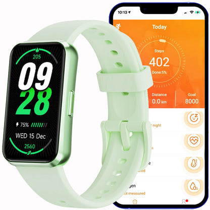 ETERNITY Health Fitness Smart Band – 1.47” Large Screen, Blood Pressure & Sleep Monitor