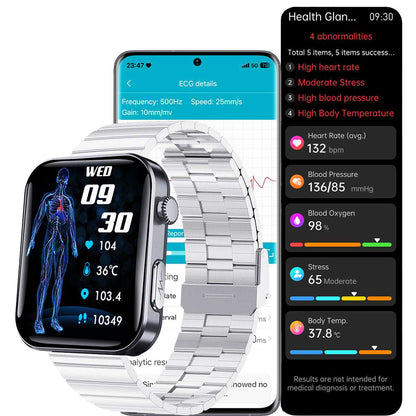 ETERNITY ECG Smart Watch – ECG Measurement, Touchscreen, Sport Health Monitoring & Compass, iOS Compatible
