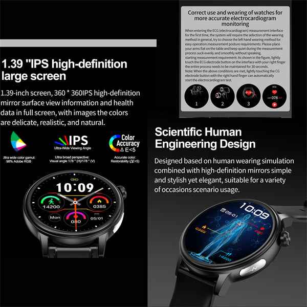 ECG Smart Watch ETD70