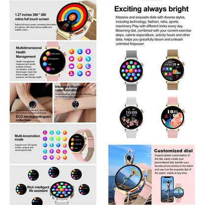 ECG Women Smart Watch ETD49