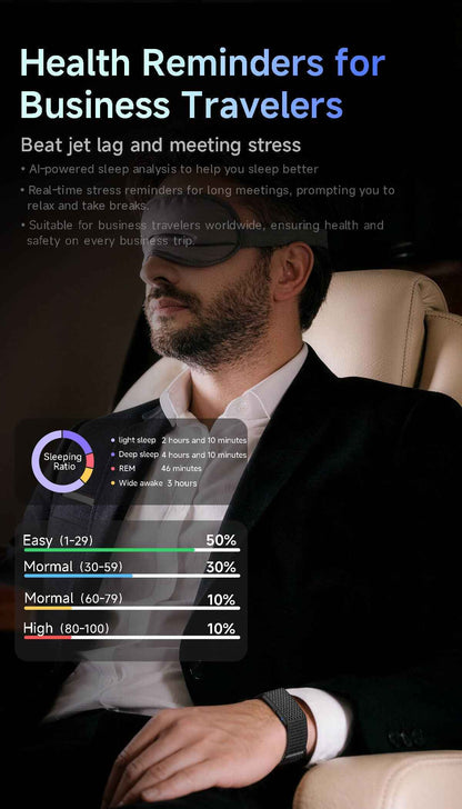 ETERNITY No Screen AI Recording Smart Band with 1GB Storage and Nylon Strap | ETQ16