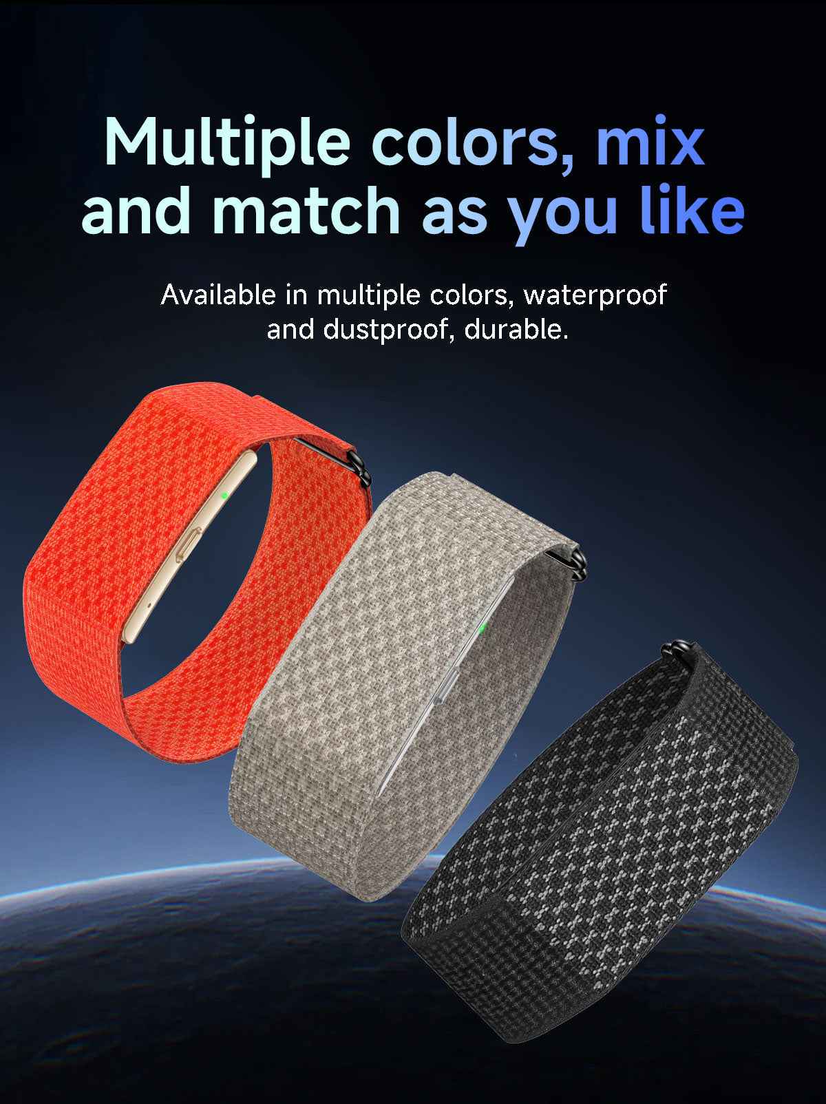 ETERNITY No Screen AI Recording Smart Band with 1GB Storage and Nylon Strap | ETQ16