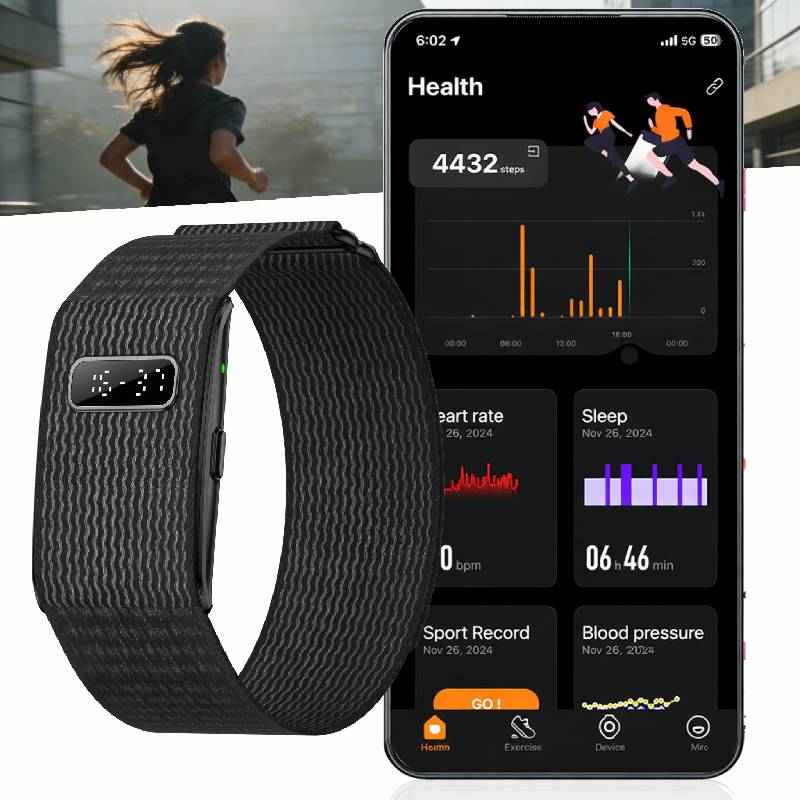 ETERNITY Slim Smart Fitness Band with LED Display & Health Tracking | ETQ12